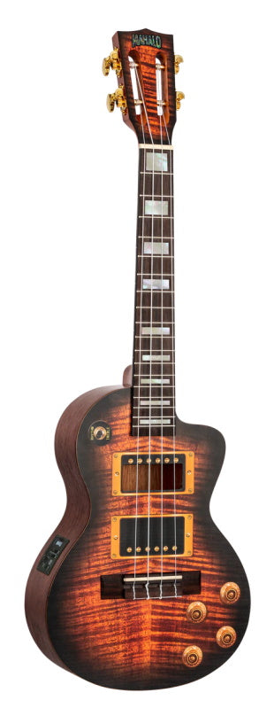 Mahalo Artist Elite Series Front Acoustic Electric Tenor Ukulele Electric Guitar