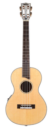 Mahalo MP4E Pearl Series Baritone Ukulele Natural with Pickup