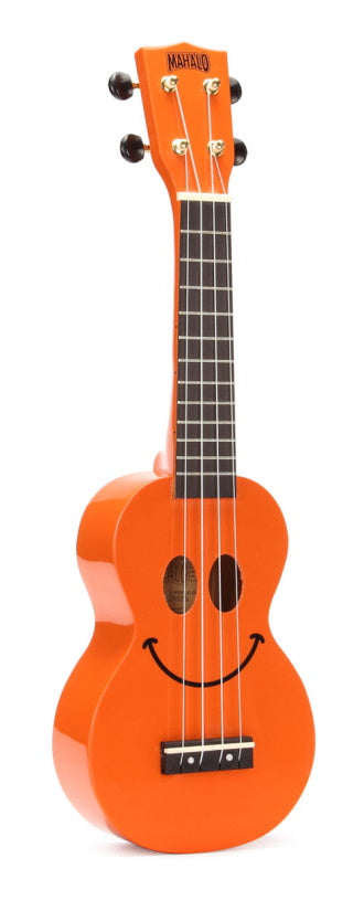 Mahalo Soprano Ukulele Art Series Smiley Face