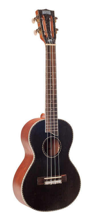 Mahalo Tenor Ukulele Pearl Series Transparent Black Top Satin