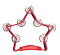 Mano Percussion TMP50R 14 Jingle Star Tambourine In Red