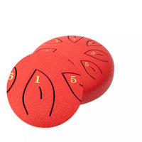 Mano Tongue Drum 6 inch Red MPC36RD