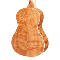 Mojo Flamed Okoume 30" Electric Bass Ukulele in Natural Satin