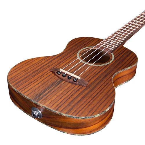 Mojo T5 Series All Rosewood Thinline Electric Tenor Ukulele Natural Satin