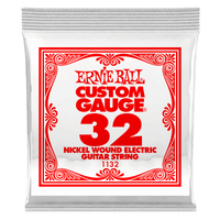 Ernie Ball .032 Nickel Wound Electric Guitar Strings 6 pack