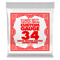 Ernie Ball .034 Nickel Wound Electric Guitar Strings 6 pack