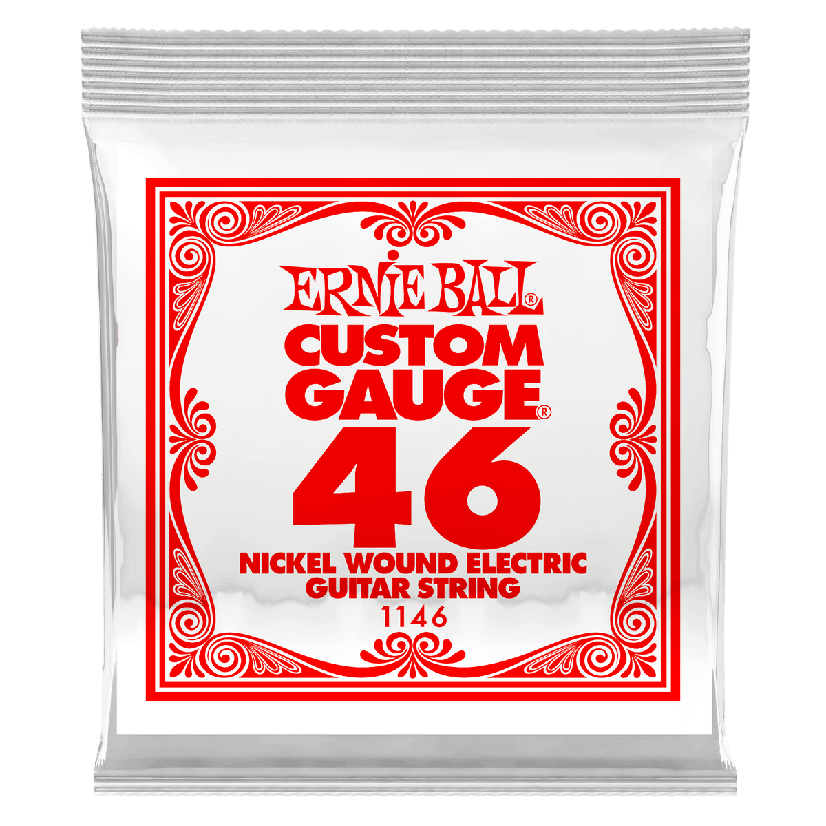 Ernie Ball .046 Nickel Wound Electric Guitar Strings 6 Pack