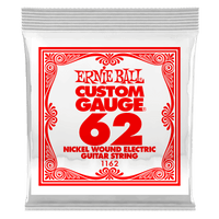 Ernie Ball .062 Nickel Wound Electric Guitar Strings 3 Pack