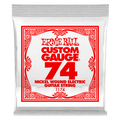 Ernie Ball .074 Nickel Wound Electric Guitar Strings 3 Pack