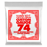 Ernie Ball .074 Nickel Wound Electric Guitar Strings 3 Pack