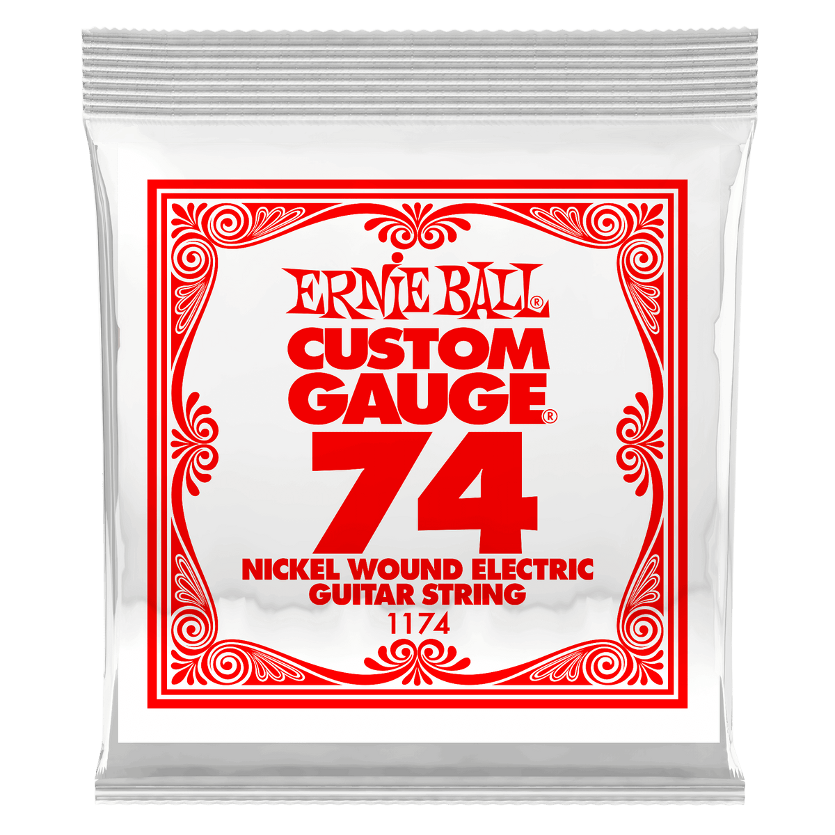 Ernie Ball .074 Nickel Wound Electric Guitar Strings 3 Pack