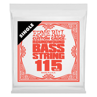 Ernie Ball .115 Nickel Wound Electric Bass String Single