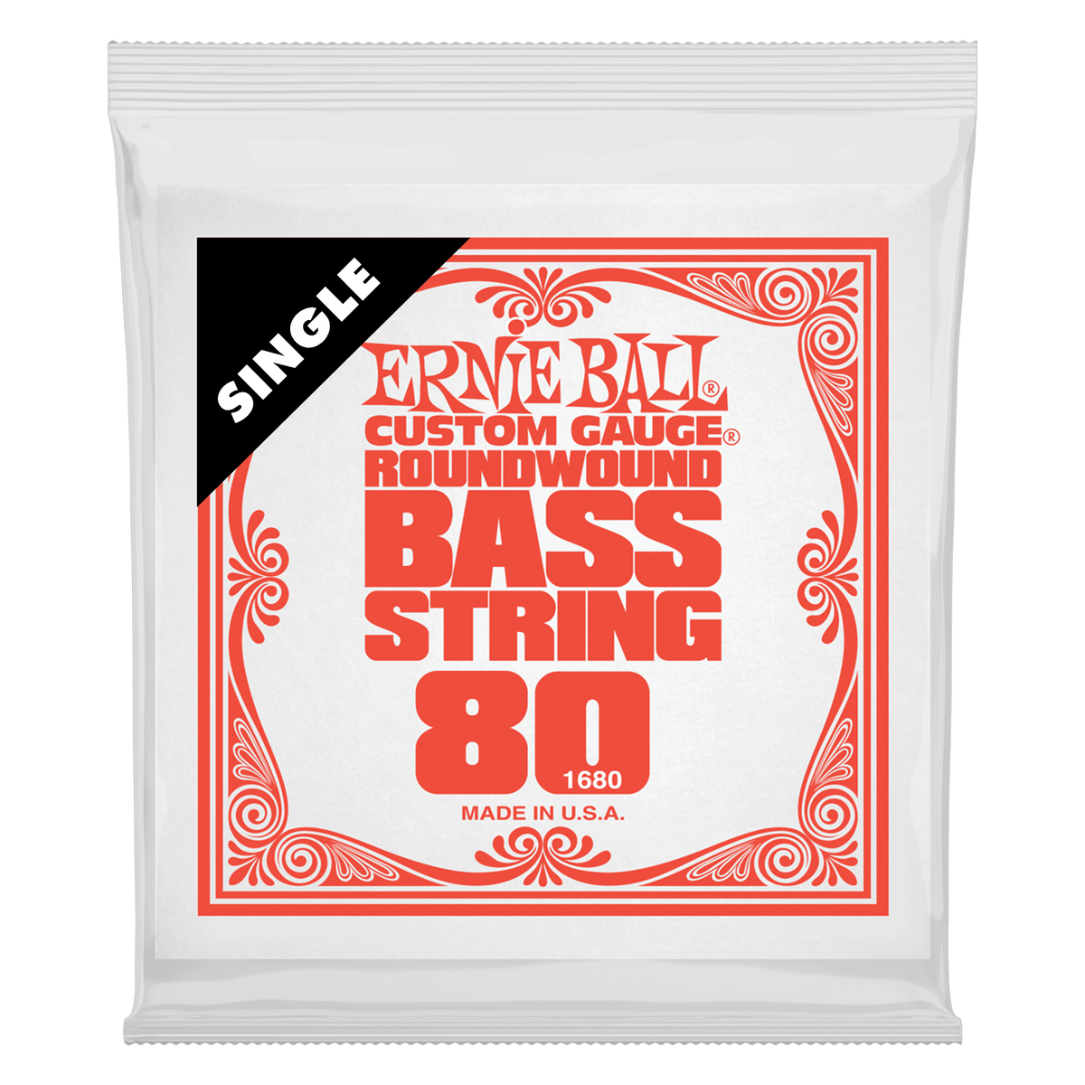 Ernie Ball .080 Nickel Wound Electric Bass String Single