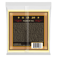 Ernie Ball Earthwood 80/20 Bronze Loop End 5-String Bluegrass Banjo Strings 9-20 Gauge