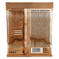 Ernie Ball Medium Light Earthwood Phosphor Bronze Acoustic Guitar Strings 12-54 Gauge