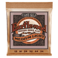 Ernie Ball Medium Light Earthwood Phosphor Bronze Acoustic Guitar Strings 12-54 Gauge