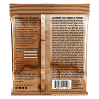 Ernie Ball Extra Light Earthwood Phosphor Bronze Acoustic Guitar Strings 10-50 Gauge