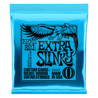 Ernie Ball Extra Slinky Nickel Wound Electric Guitar Strings 8-38 Gauge