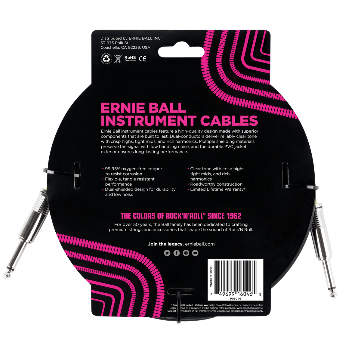 Ernie Ball Classic Instrument Cable