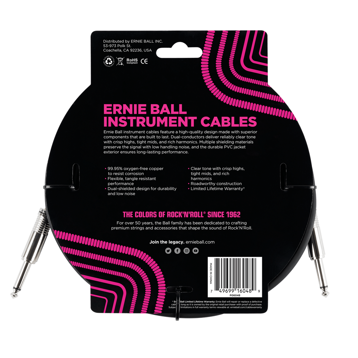 Ernie Ball Classic Instrument Cable