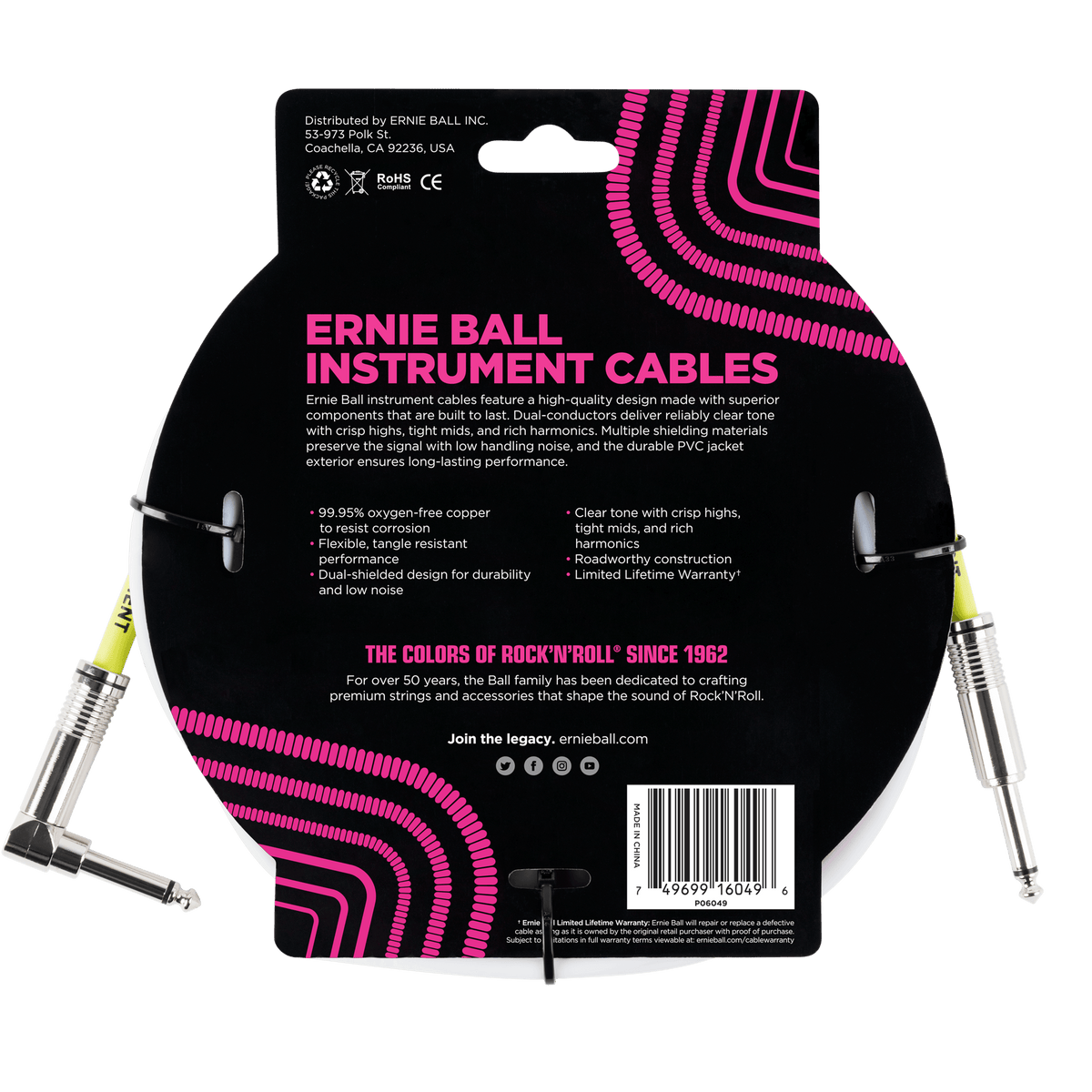 Ernie Ball Classic Instrument Cable