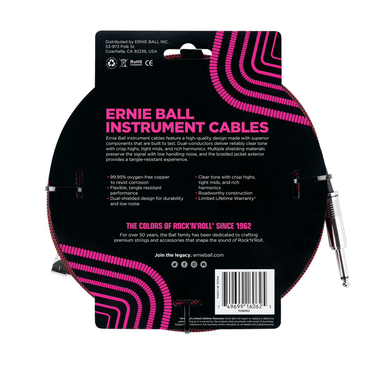 Ernie Ball Braided Instrument Cable