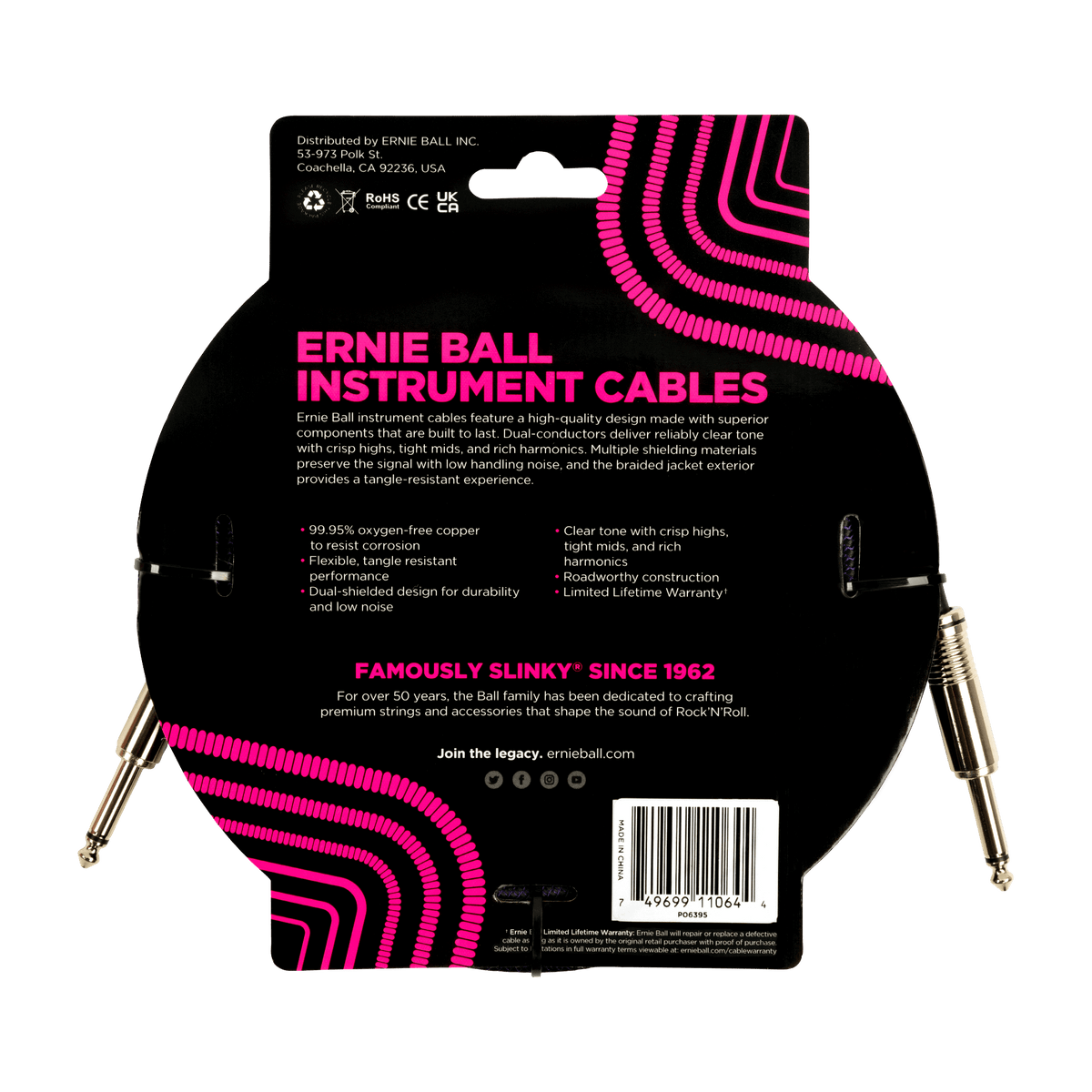 Ernie Ball Braided Instrument Cable