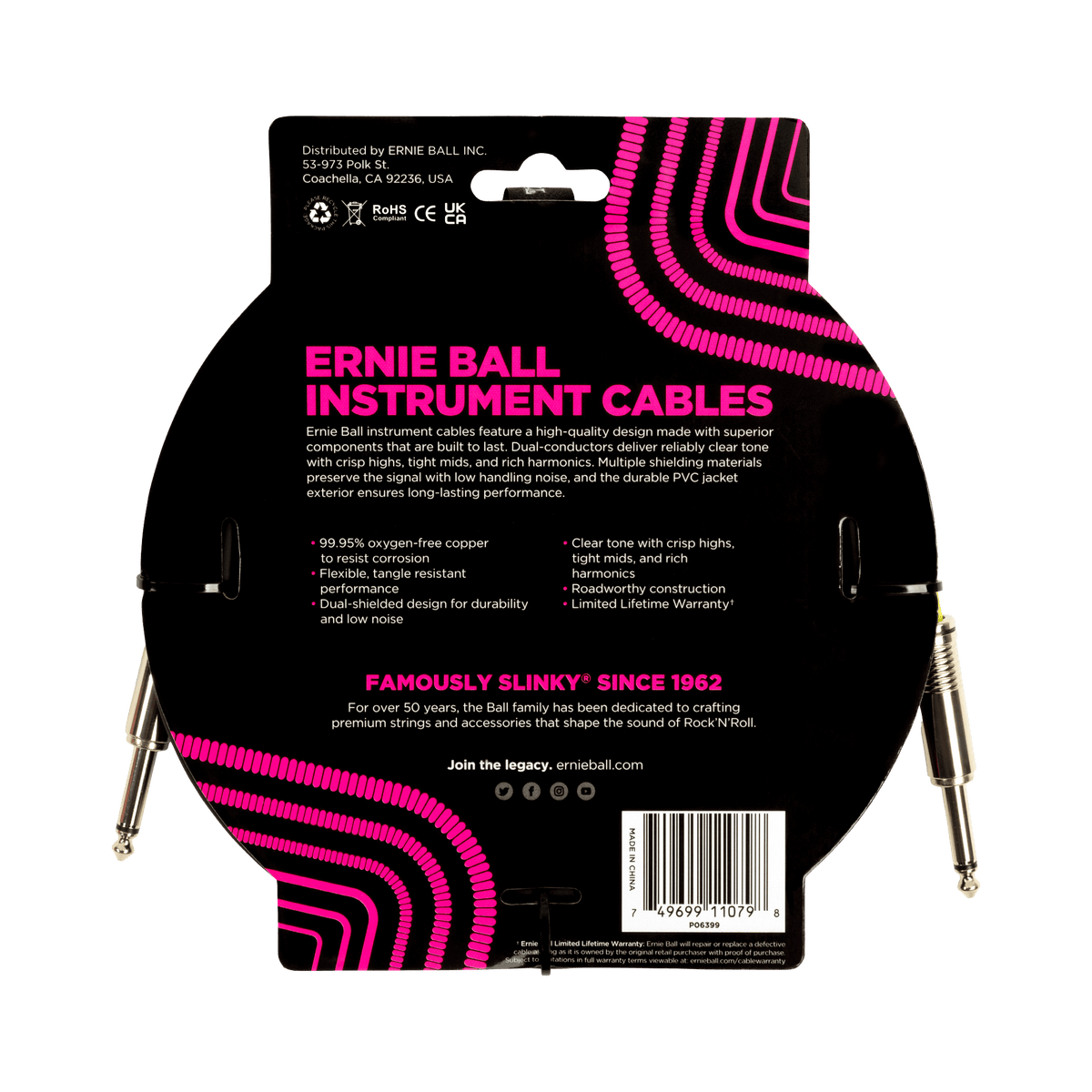 Ernie Ball Classic Instrument Cable