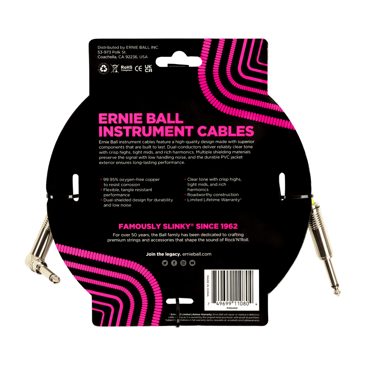Ernie Ball Classic Instrument Cable