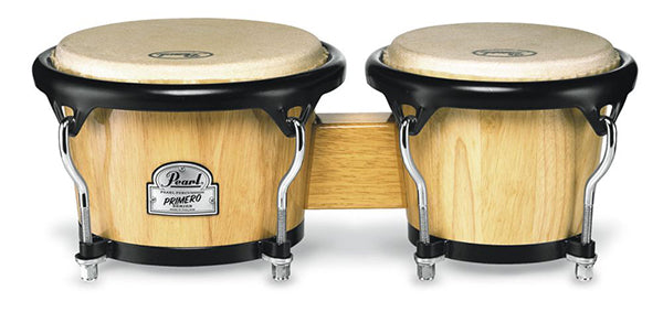Pearl Primero Bongos 6 inch + 7 inch Thai Oak Shell Natural Lacquer
