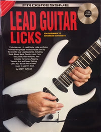 Progressive Lead Guitar Licks Plus CD