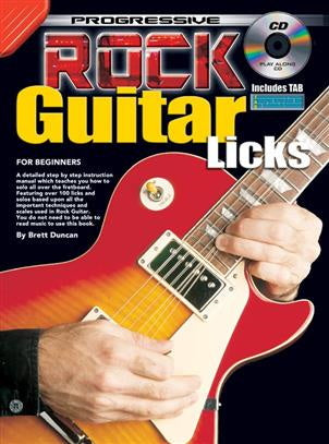 Progressive Rock Guitar Licks Includes Tab and Playalong CD