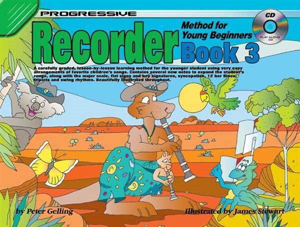 Progressive Young Beginners Recorder Book 3 with CD