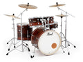 Pearl Decade Maple Exotic 22" Drum Kit with Hardware in Matte Dark Walnut