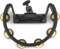 Pearl Tambourine PTM-10GHX Quick Mount Brass Jingles with Holder