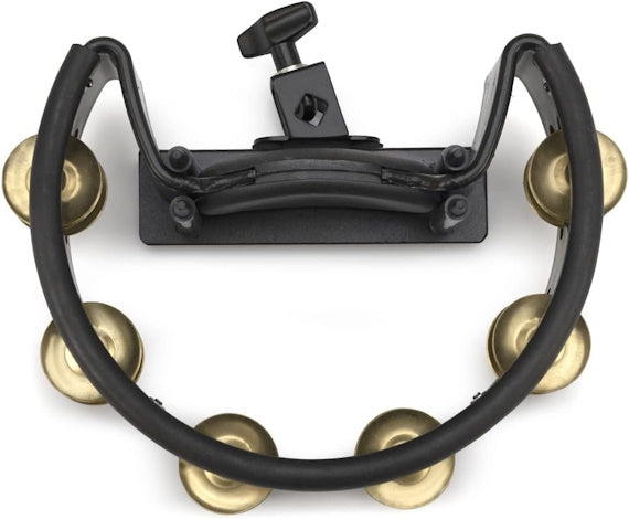 Pearl Tambourine PTM-10GHX Quick Mount Brass Jingles with Holder
