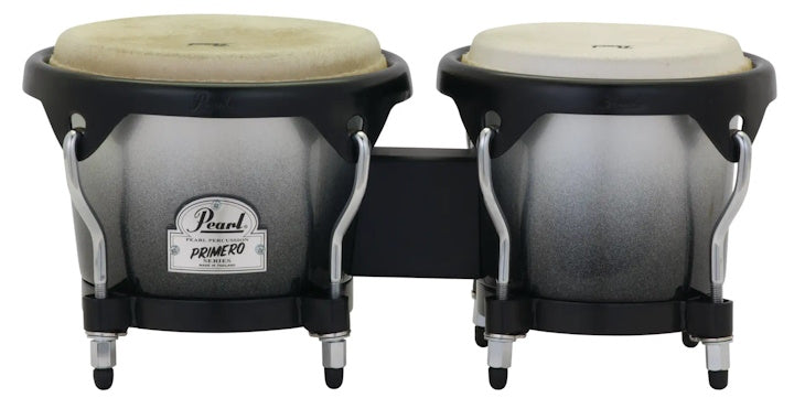 Pearl Percussion Primero Fibre Bongos Carbon Vapour PPPFB-100-623