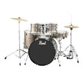 Pearl Roadshow 22inch 5 Piece Fusion Plus Drum Kit with Hardware and Cymbals Bronze Metallic