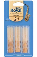 Rico Royal Reeds Alto Sax 3 pack 2.5
