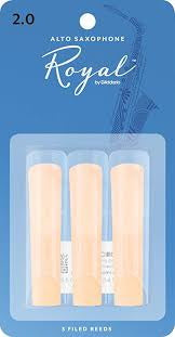 Rico Royal Reeds Alto Sax 3 Pack Size 2