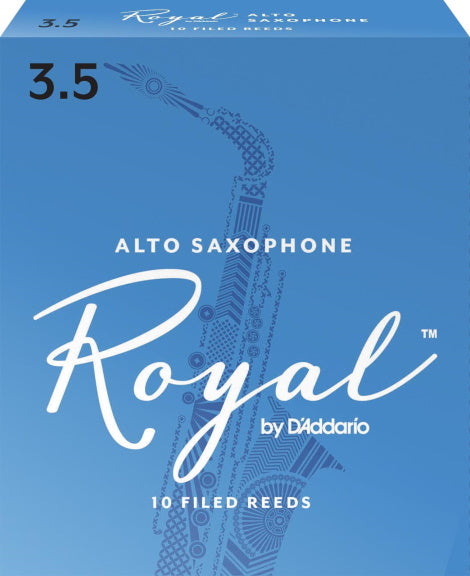 Rico Royal Reeds Alto Saxophone Box Size 3.5