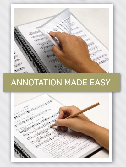 Rondofile 20 Black A4 Sheet Music Display Holder
