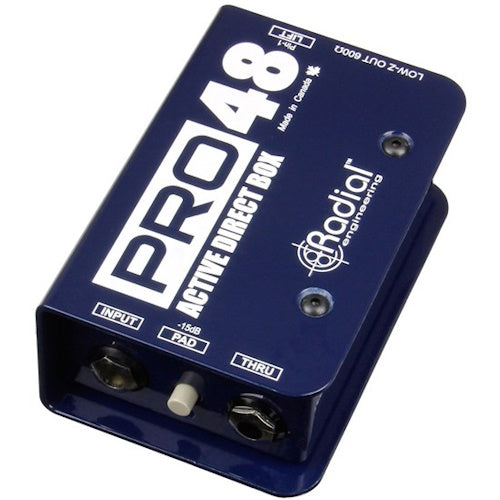 Radial Pro48 Phantom Powered Active Direct Box