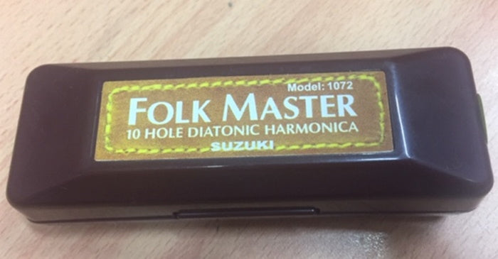 Suzuki Folkmaster Harmonica Key A