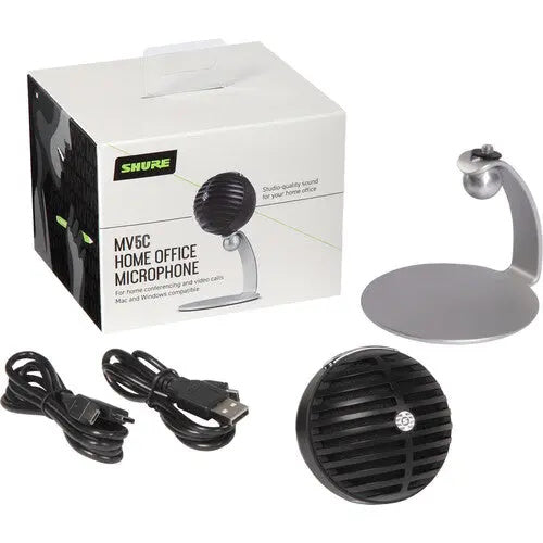 Shure Motiv MV5C Home Office Microphone Black