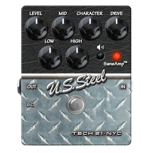TECH 21 Sansamp US Metal Steel Distortion Pedal