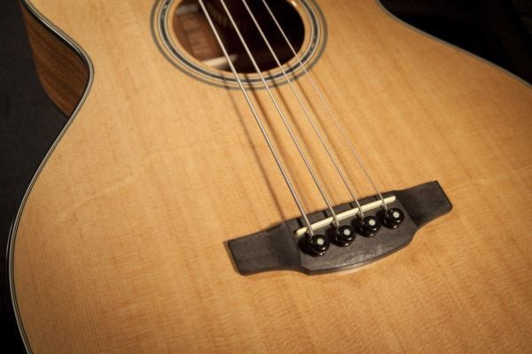 Takamine TGB30CENAT GB30 Series Acoustic Electric Bass Guitar with Cutaway in Natural Finish