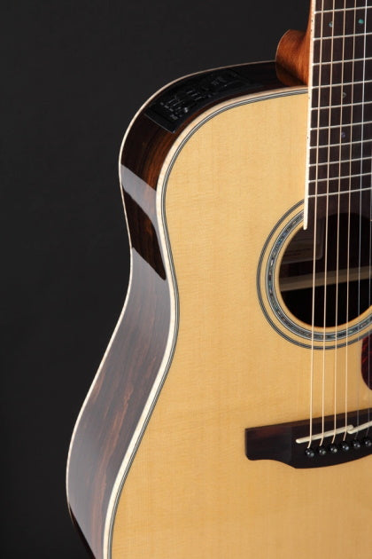 Takamine TGD90CEZCNAT Cutaway Dreadnought Ziricote Back Sides Acoustic Electric Guitar including Gig Bag