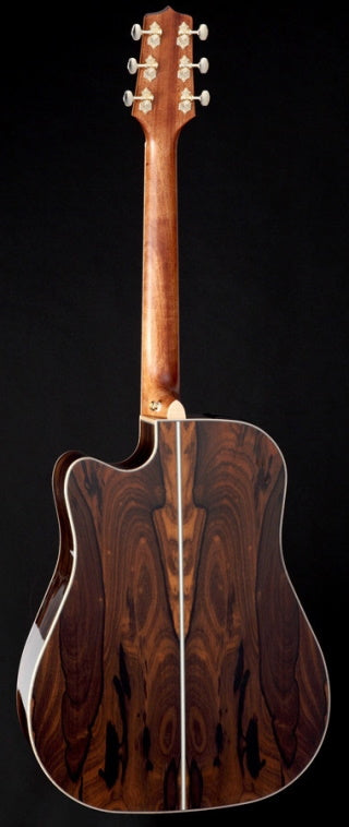 Takamine TGD90CEZCNAT Cutaway Dreadnought Ziricote Back Sides Acoustic Electric Guitar including Gig Bag