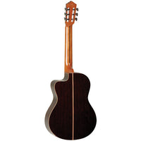 Tanglewood TWEMDC5 Enredo Madera Dominar Solid Cedar Top Classical Guitar Cutaway with Pickup